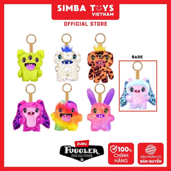  Đồ Chơi Sưu Tầm Hộp Mù ZURU TOYS Fuggler Baby Baddies Keyrings 5