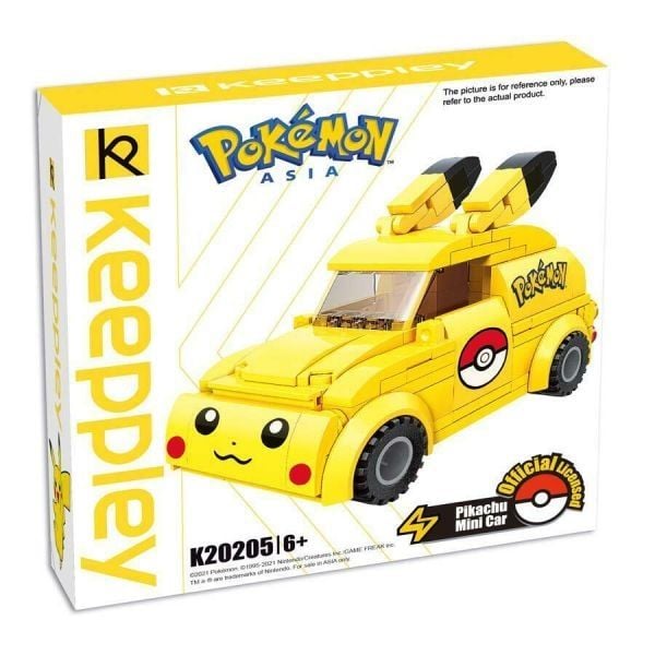  Đồ Chơi Lắp Ráp KEEPPLEY Pokemon Pikachu Mini Car K20205 