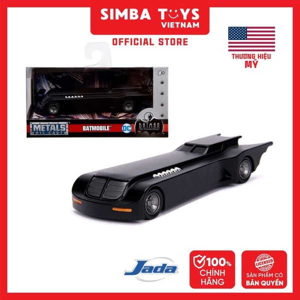  Đồ Chơi Xe Mô Hình JADA TOYS DC Comics Batman Animated Batmobile 1:32 30915 - Simba Toys Vietnam 