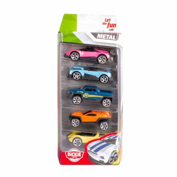  Bộ 5 Đồ Chơi Xe Mô Hình DICKIE TOYS Die-cast Vehicles 5 Pack 203331001 - Simba Toys Vietnam 