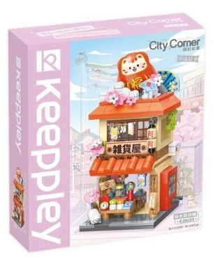  Đồ Chơi Lắp Ráp KEEPPLEY City Corner Nostalgia General Store Building Blocks K28023 