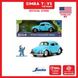  Đồ Chơi Xe Mô Hình JADA TOYS Disney Volkswagen Beetle & Stitch Figure 1:32 33251 - Simba Toys Vietnam 