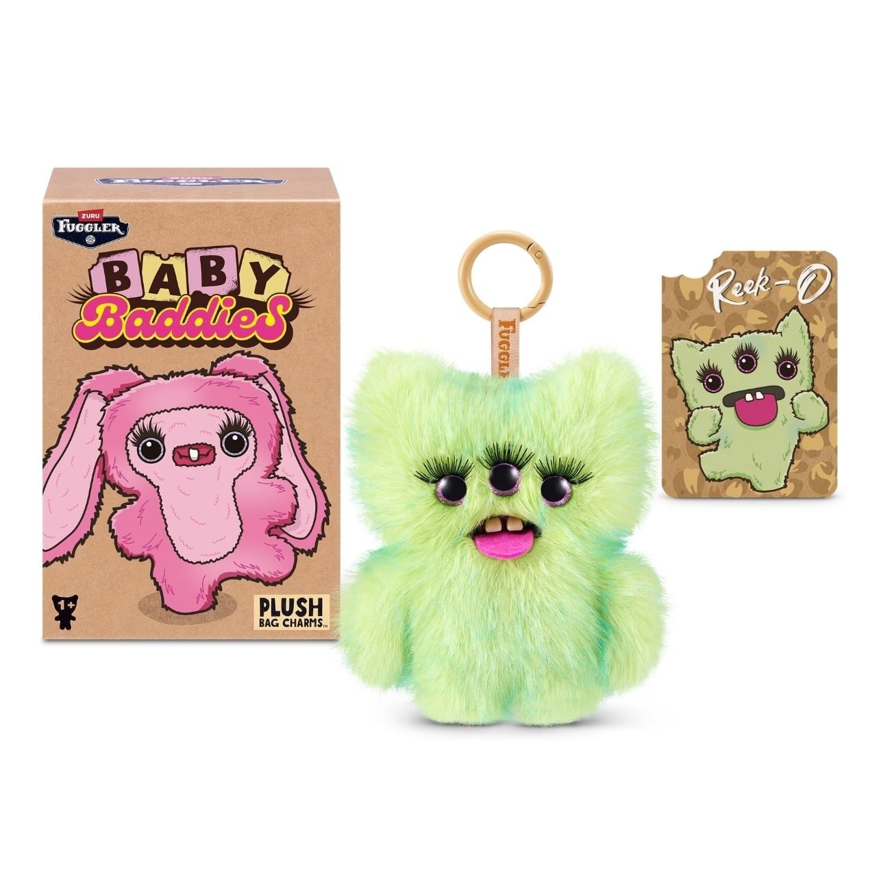  Đồ Chơi Sưu Tầm Hộp Mù ZURU TOYS Fuggler Baby Baddies Keyrings 5