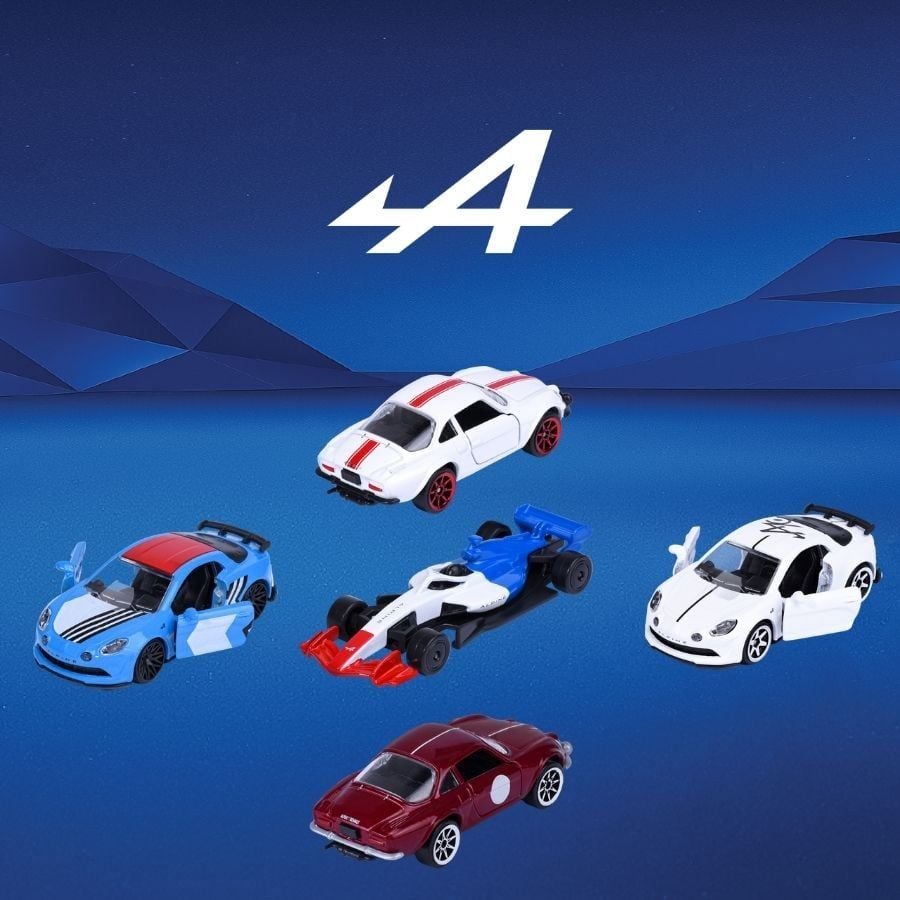  8502105008 Đồ Chơi Xe Mô Hình MAJORETTE Alpine 5 Pieces Giftpack 