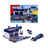  8502106001 Đồ Chơi Xe Mô Hình MAJORETTE Motorsport Alpine Pit Stop + 1 Vehicle 