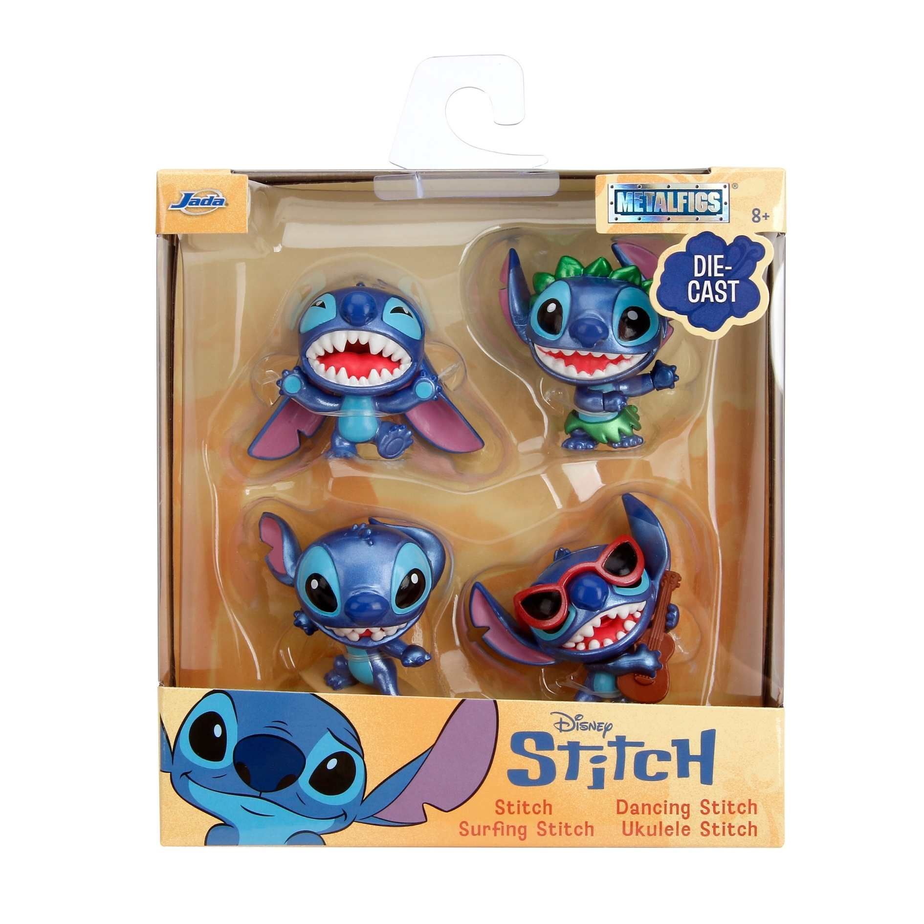  Bộ 4 Đồ Chơi Mô Hình Sưu Tầm JADA TOYS Stitch 2.5