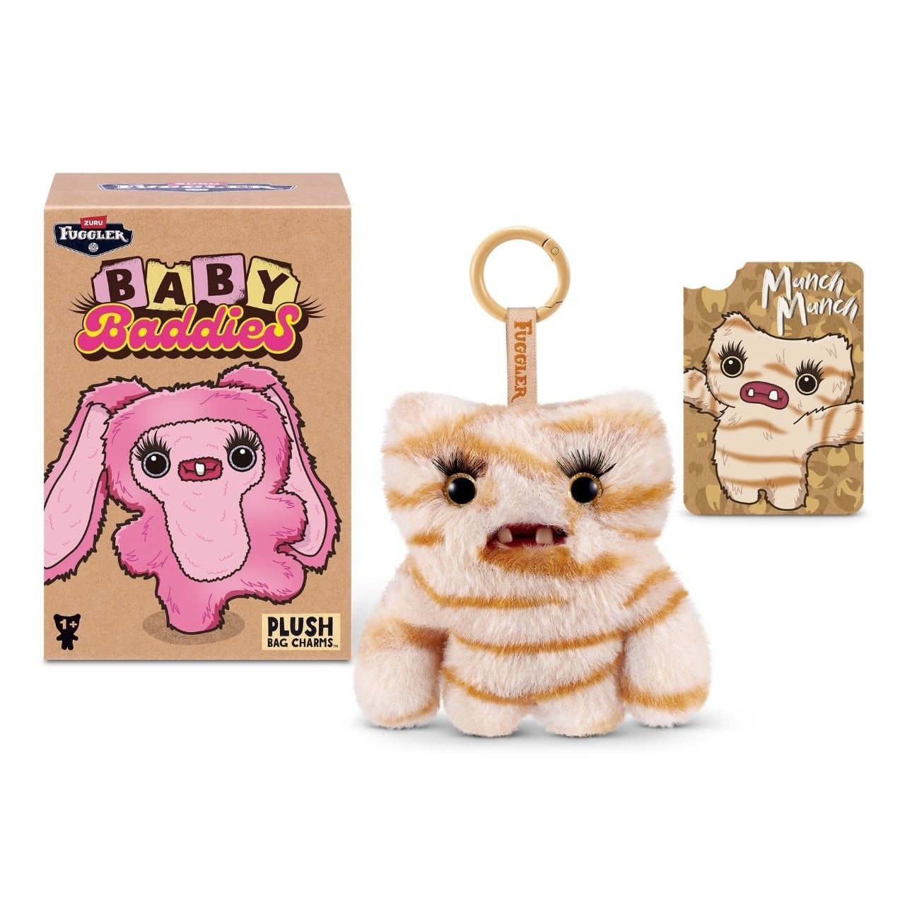  Đồ Chơi Sưu Tầm Hộp Mù ZURU TOYS Fuggler Baby Baddies Keyrings 5