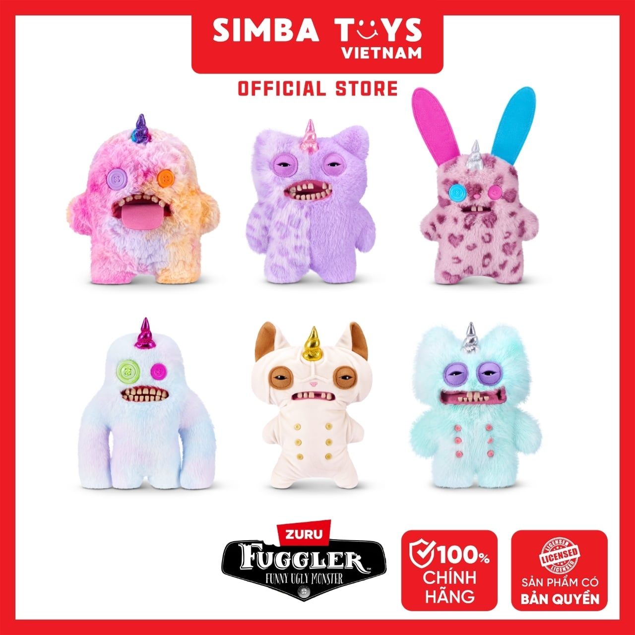  Đồ Chơi Sưu Tầm Quái Thú Sừng Dị ZURU TOYS Fuggler Fugglercorns 9