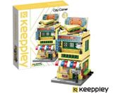 Đồ Chơi Lắp Ráp KEEPPLEY City Corner Hong Kong Style Restaurant Building Blocks K28002 