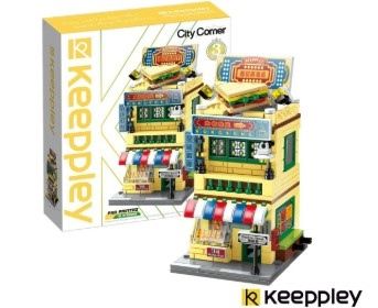  Đồ Chơi Lắp Ráp KEEPPLEY City Corner Hong Kong Style Restaurant Building Blocks K28002 