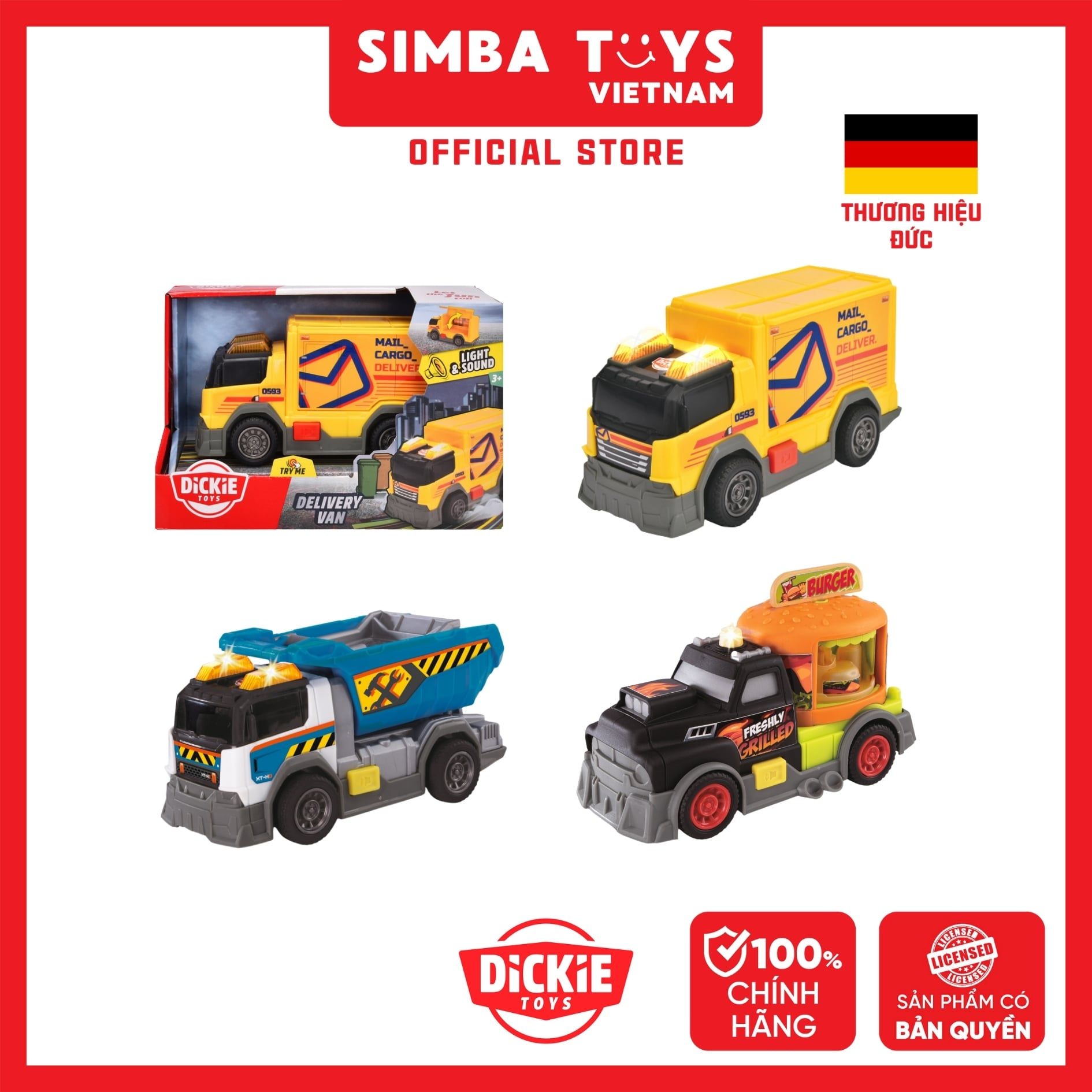  Đồ Chơi Xe Chủ Đề Đường Phố DICKIE TOYS - Simba Toys Vietnam 