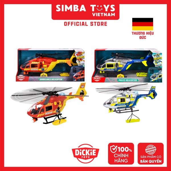  Đồ Chơi Trực Thăng DICKIE TOYS Helicopter - Simba Toys Vietnam 