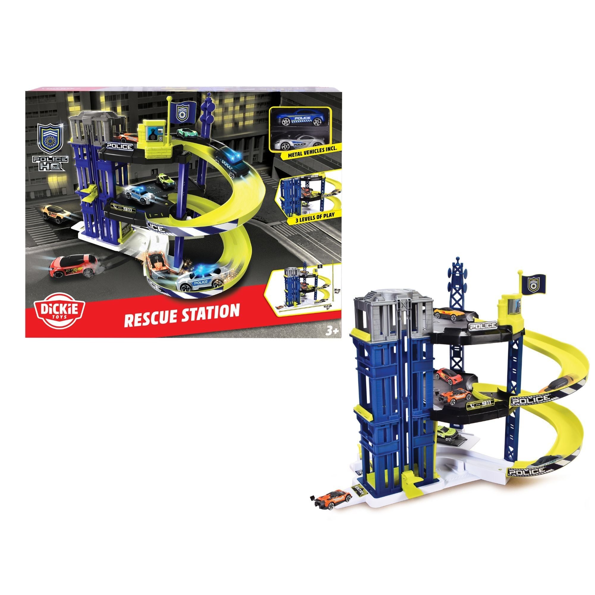  Bộ Đồ Chơi Bãi Đỗ Xe DICKIE TOYS Parking Station Playset 203337000 - Simba Toys Vietnam 