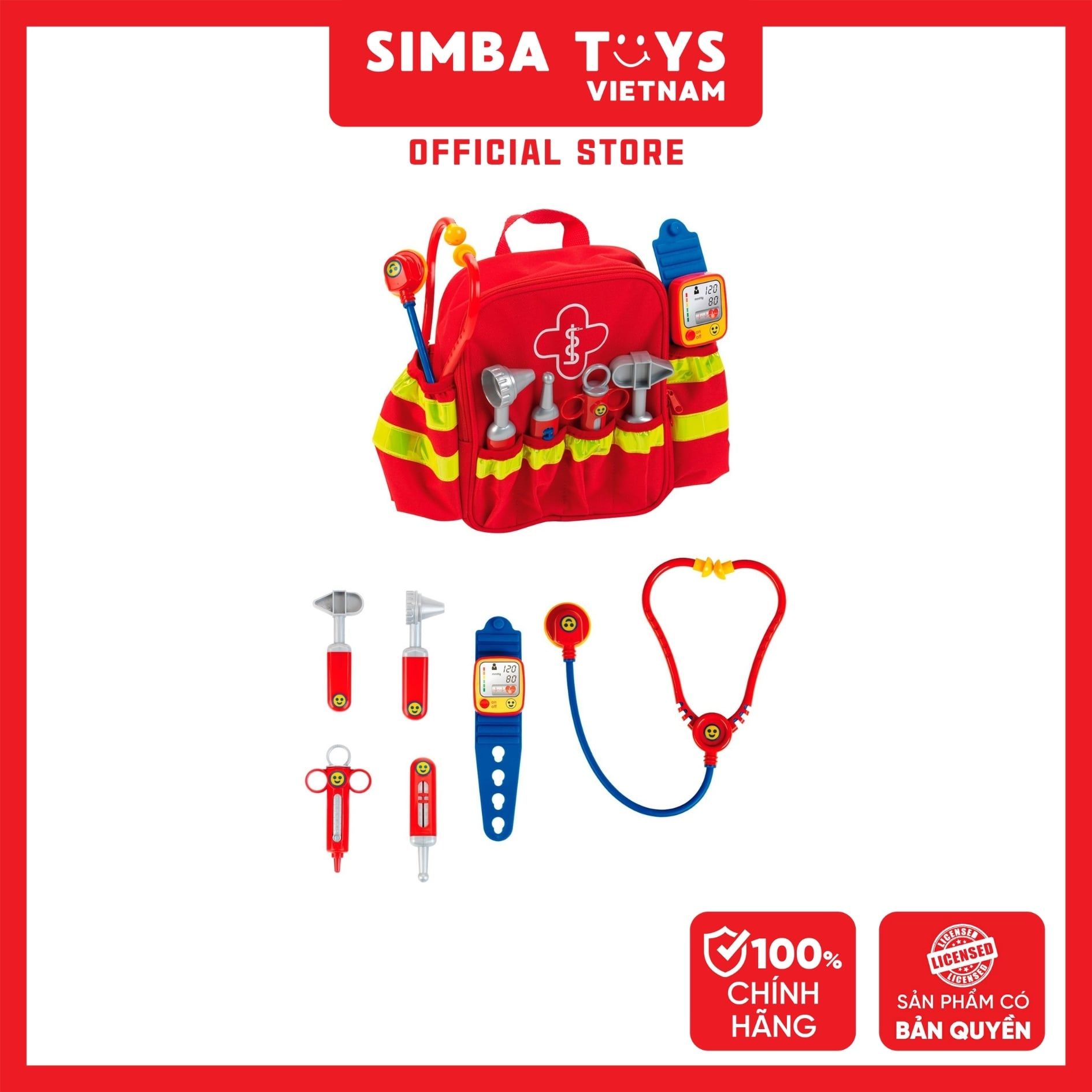  Đồ Chơi Balo Bác Sĩ THEO KLEIN Rescue Backpack TK4314 - Simba Toys Vietnam 