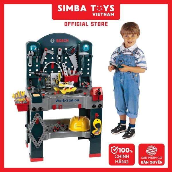  Đồ Chơi Bàn Dụng Cụ Kỹ Sư THEO KLEIN Bosch Workbench 8139 - Simba Toys Vietnam 