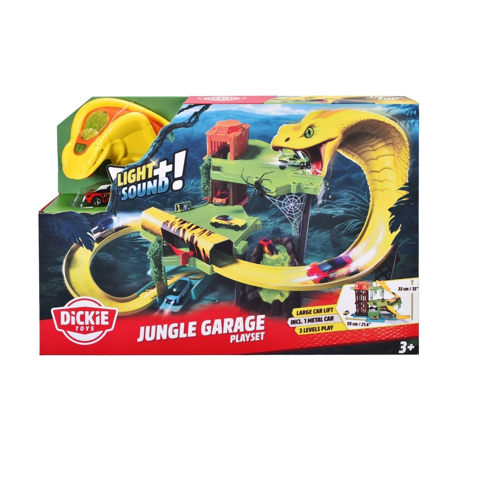  Bộ Đồ Chơi Xe Mô Hình DICKIE TOYS Jungle Garage Playset 203338004 - Simba Toys Vietnam 