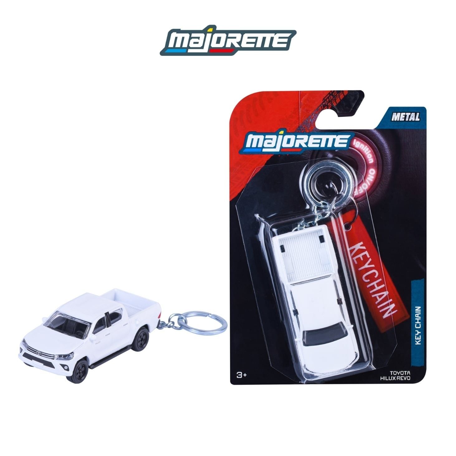  Đồ Chơi Xe Mô Hình MAJORETTE Keychain - Toyota Hilux Revo 8506000000SH4 - Simba Toys Vietnam 