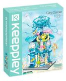  Đồ Chơi Lắp Ráp KEEPPLEY City Corner Summertime Aquarium Building Blocks K28014 