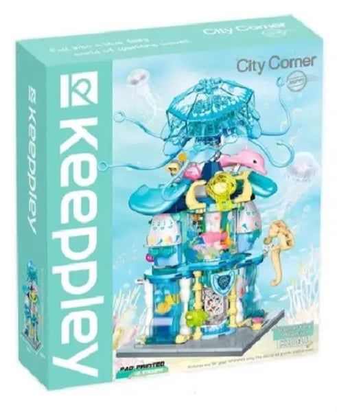  Đồ Chơi Lắp Ráp KEEPPLEY City Corner Summertime Aquarium Building Blocks K28014 