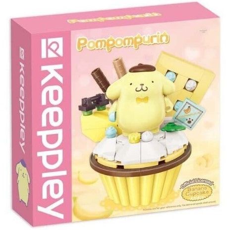  Đồ Chơi Lắp Ráp KEEPPLEY Sanrio Cupcake-Pompompurin K20816 
