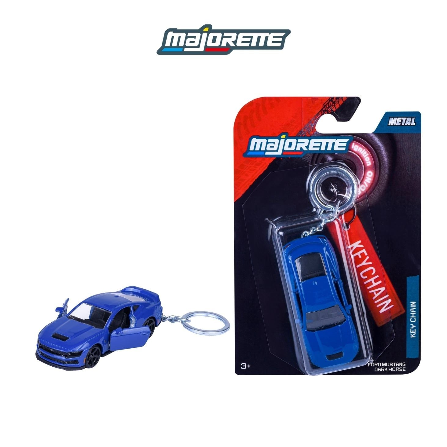  Đồ Chơi Xe Mô Hình MAJORETTE Keychain - Ford Mustang Dark Horse 8506000000SH1 - Simba Toys Vietnam 