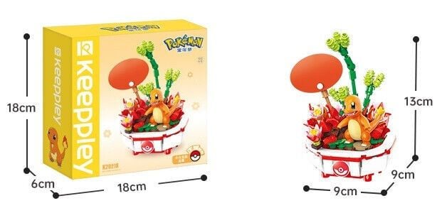  Đồ Chơi Lắp Ráp KEEPPLEY Pokemon Bonsai Series Charmander K20218 