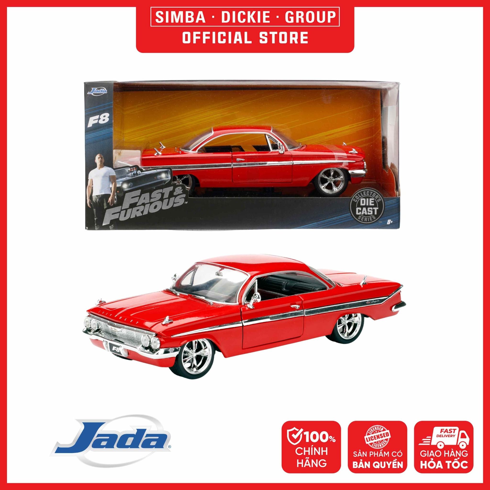  [CHỌN MẪU] Đồ Chơi Xe Mô Hình JADA TOYS Fast&Furious 1:24 Scale - Simba Toys Vietnam 