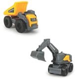 Bộ Đồ Chơi Xe Xây Dựng DICKIE TOYS Volvo Micro Builders 203722009 - Simba Toys Vietnam 