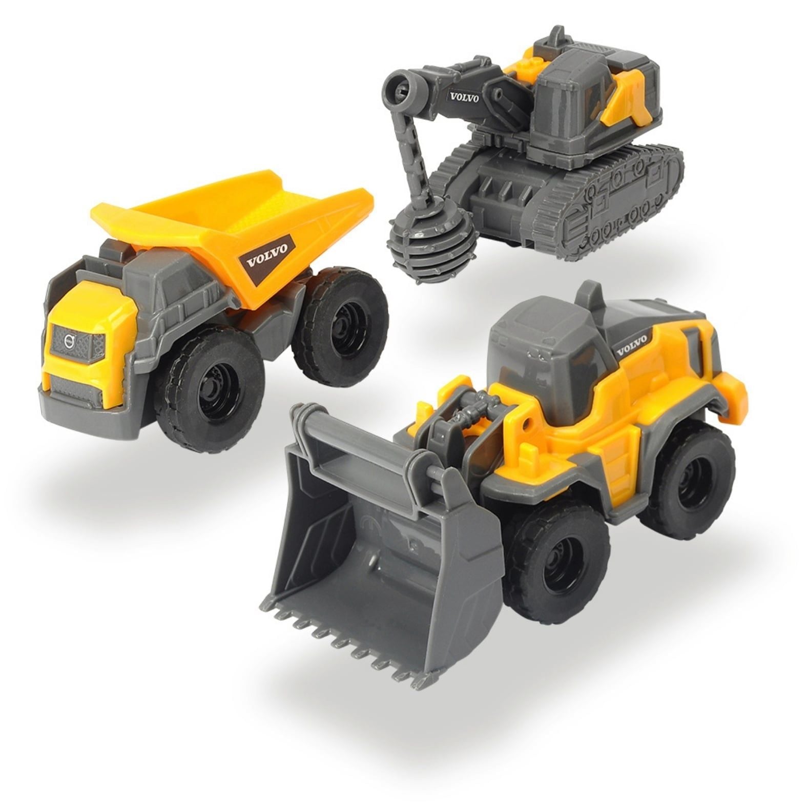  Bộ Đồ Chơi Xe Xây Dựng DICKIE TOYS Volvo Micro Builders 203722009 - Simba Toys Vietnam 