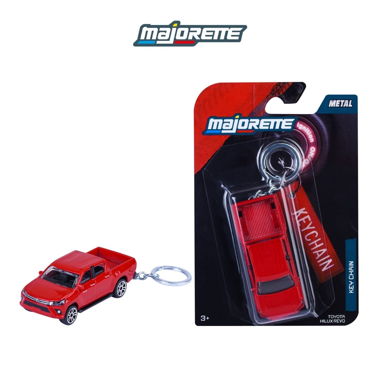  Đồ Chơi Xe Mô Hình MAJORETTE Keychain - Toyota Hilux Revo 8506000000SH3 - Simba Toys Vietnam 
