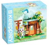  Đồ Chơi Lắp Ráp KEEPPLEY Lovely Street ASH Cat Milk Tea Shop Building Blocks K28007 