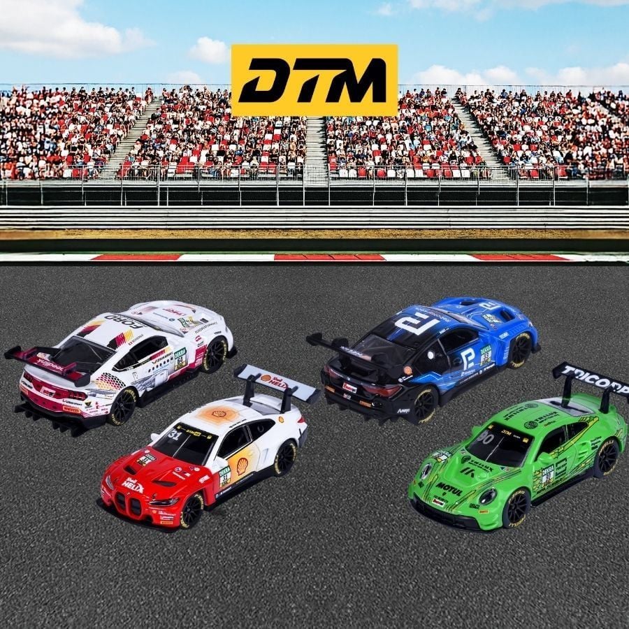  8502105013 Đồ Chơi Xe Mô Hình MAJORETTE Motorsport DTM 4 Pieces Giftpack 