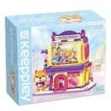  Đồ Chơi Lắp Ráp KEEPPLEY Shiba Inu Gashapon Machine Building Blocks K28010 