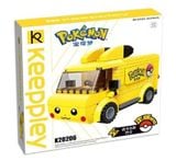  Đồ Chơi Lắp Ráp KEEPPLEY Pokemon Pikachu Mini Bus K20206 