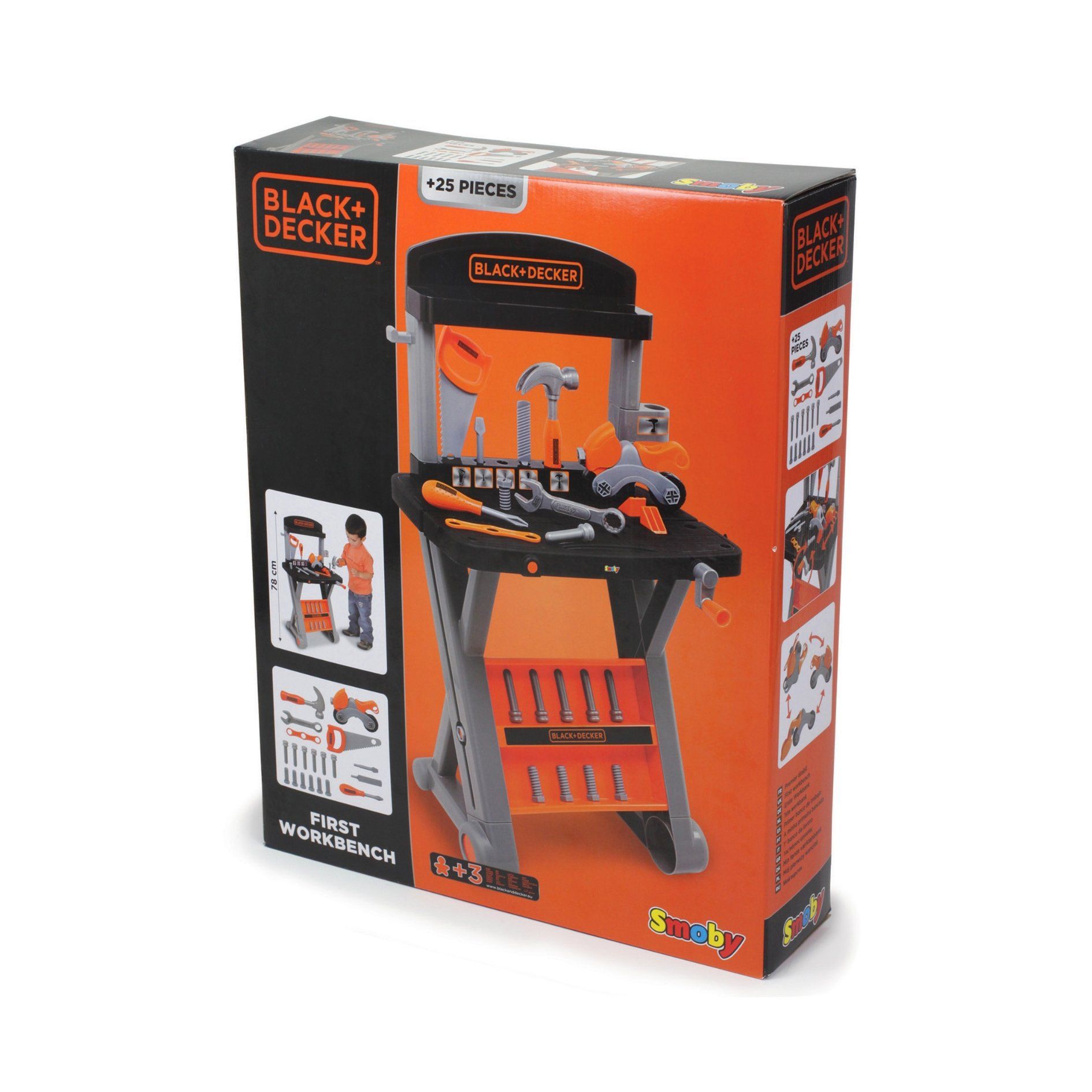  Đồ Chơi Bàn Dụng Cụ Kỹ Sư 25 chi tiết Black + Decker 7600360300 - Simba Toys Vietnam 