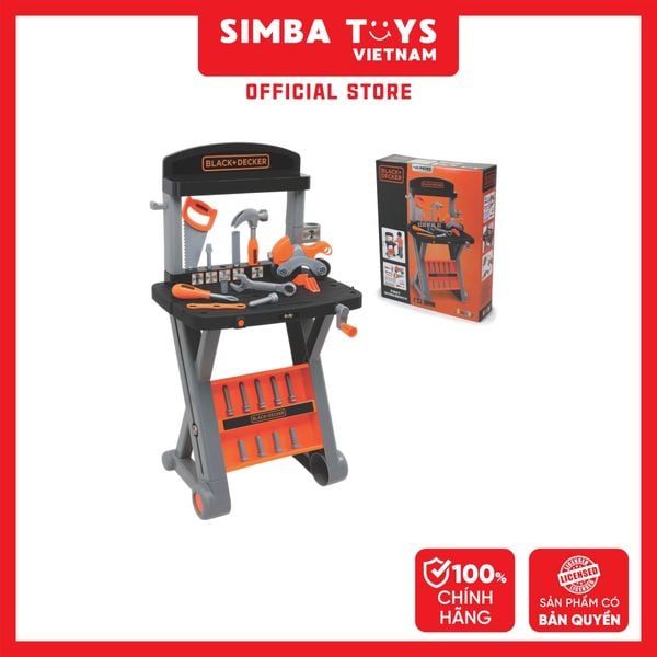  Đồ Chơi Bàn Dụng Cụ Kỹ Sư 25 chi tiết Black + Decker 7600360300 - Simba Toys Vietnam 