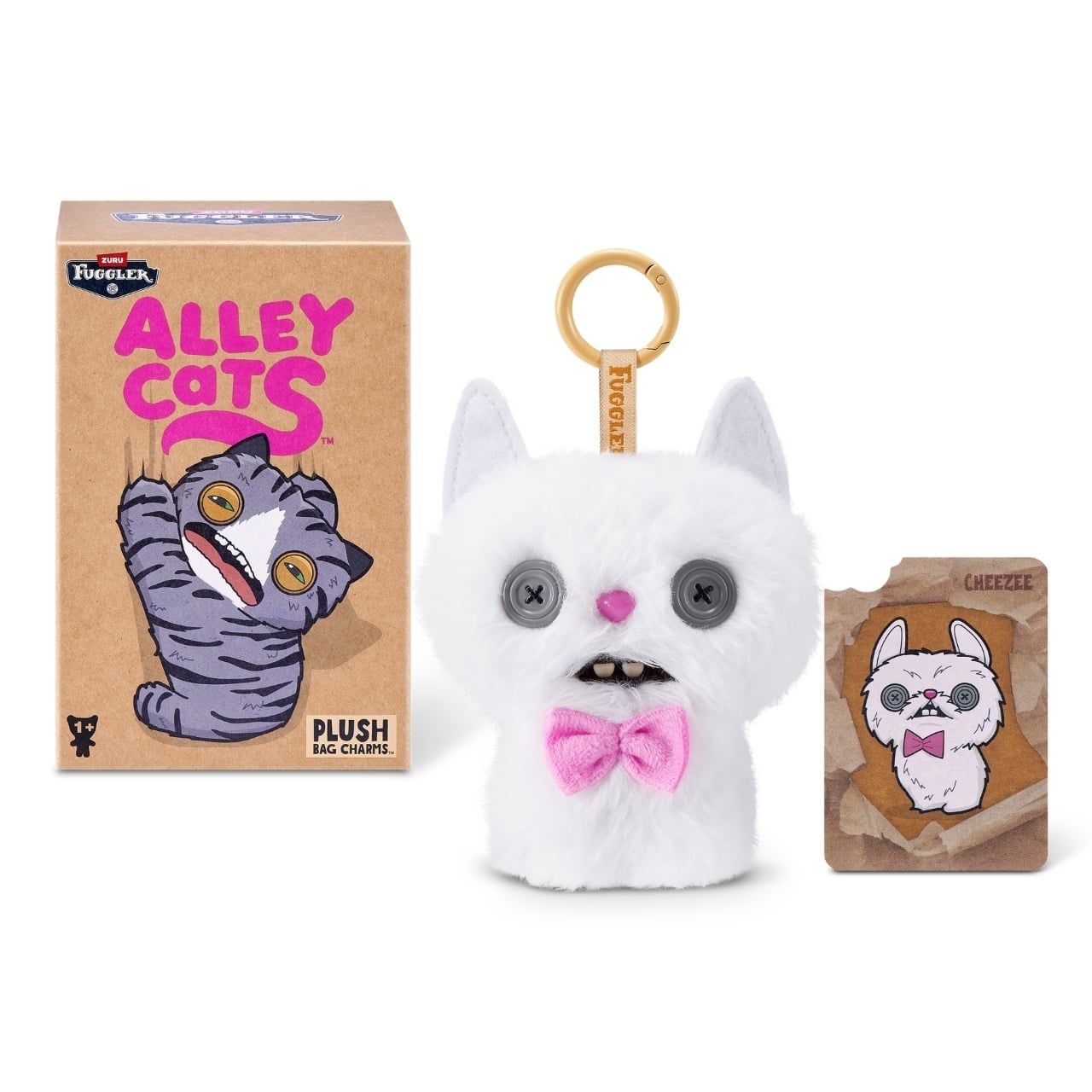  Đồ Chơi Sưu Tầm Hộp Mù ZURU TOYS Fuggler Alley Cat Keyrings 5