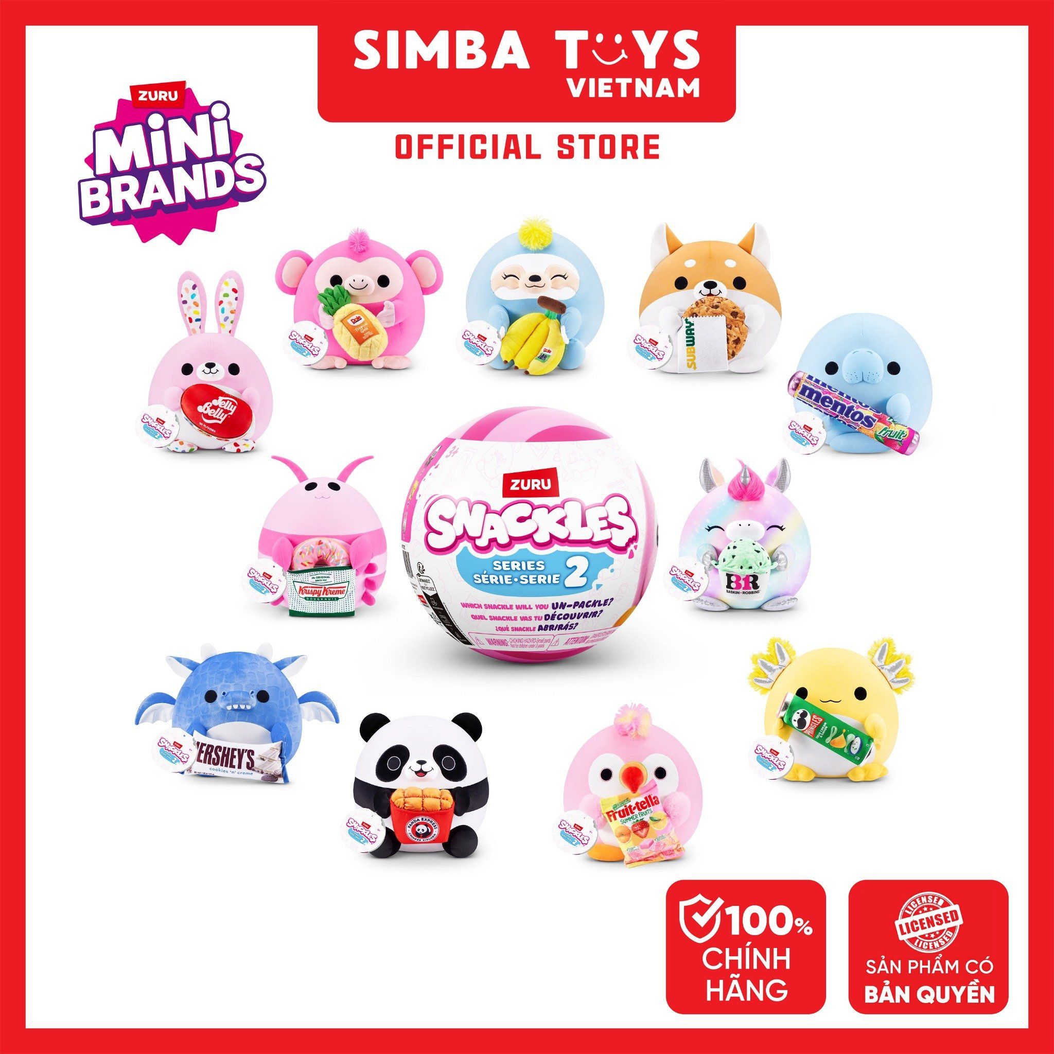  Đồ Chơi Sưu Tầm  ZURU TOYS Mini Brands Snackles 77572 - Simba Toys Vietnam 