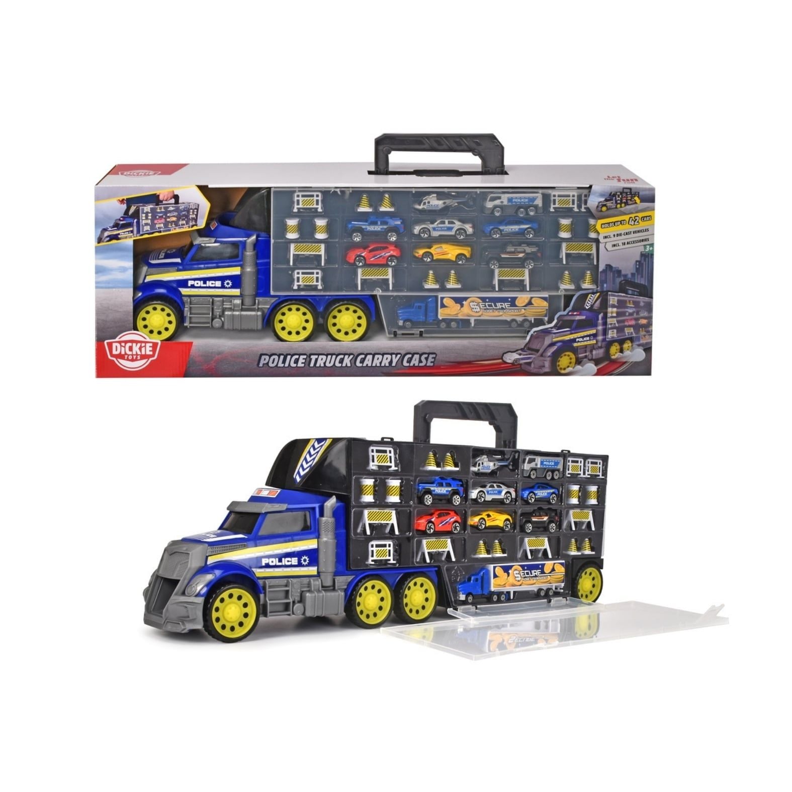  Bộ Đồ Chơi Xe Tải Hộp Đựng DICKIE TOYS Truck Carry Case - Simba Toys Vietnam 