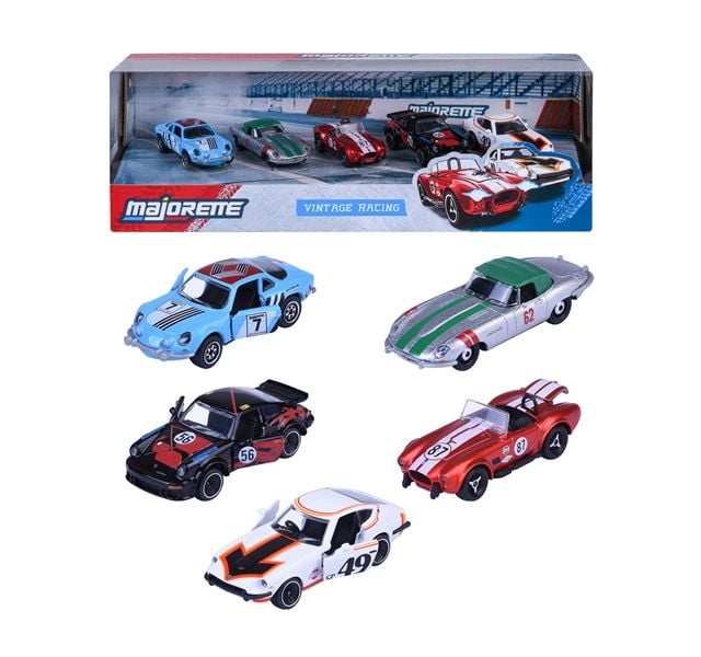 Bộ 5 Đồ Chơi Xe Mô Hình MAJORETTE Vintage Racing 5 Pieces Giftpack 8502005001 - Simba Toys Vietnam 