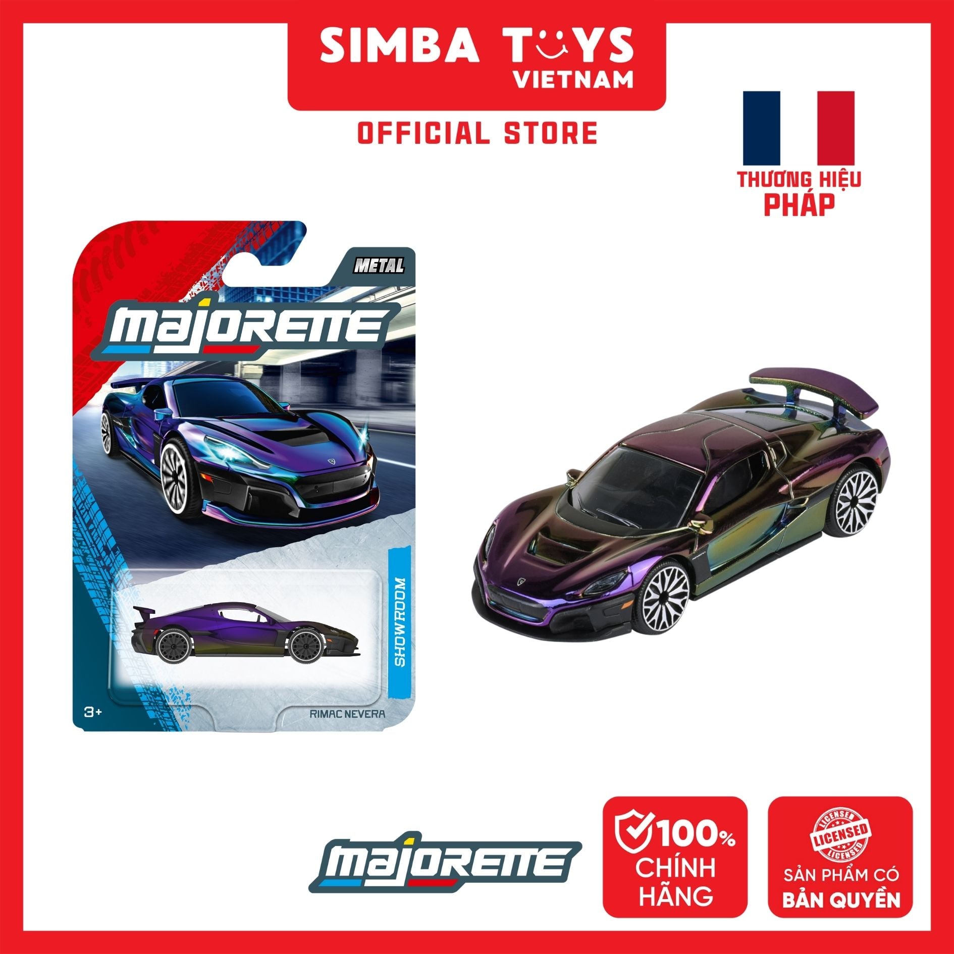  Đồ Chơi Xe Mô Hình MAJORETTE RIMAC Nevera Edition 8502000000RIM - Simba Toys Vietnam 