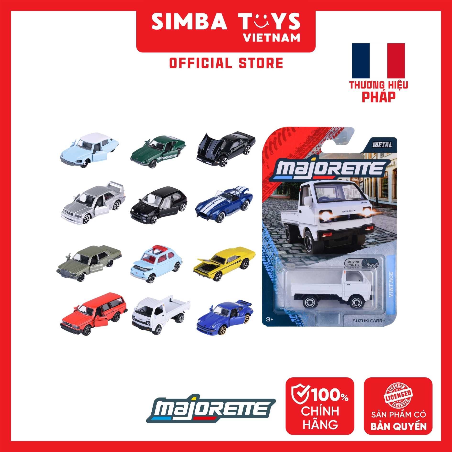  Đồ Chơi Xe Mô Hình MAJORETTE Vintage Premium Cars 1:64 Diecast Model Car 8502000001 - Simba Toys Vietnam 