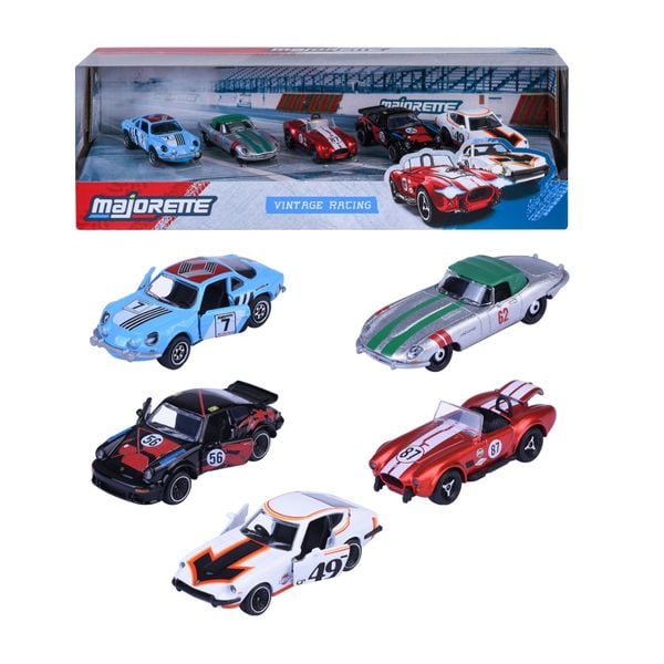  Bộ 5 Đồ Chơi Xe Mô Hình MAJORETTE Vintage Racing 5 Pieces Giftpack 8502005001 - Simba Toys Vietnam 