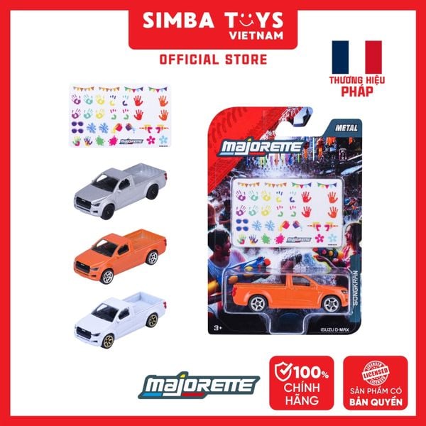  Đồ Chơi Xe Mô Hình MAJORETTE Isuzu D-Max Classic Edition 8502100000STH - Simba Toys Vietnam 