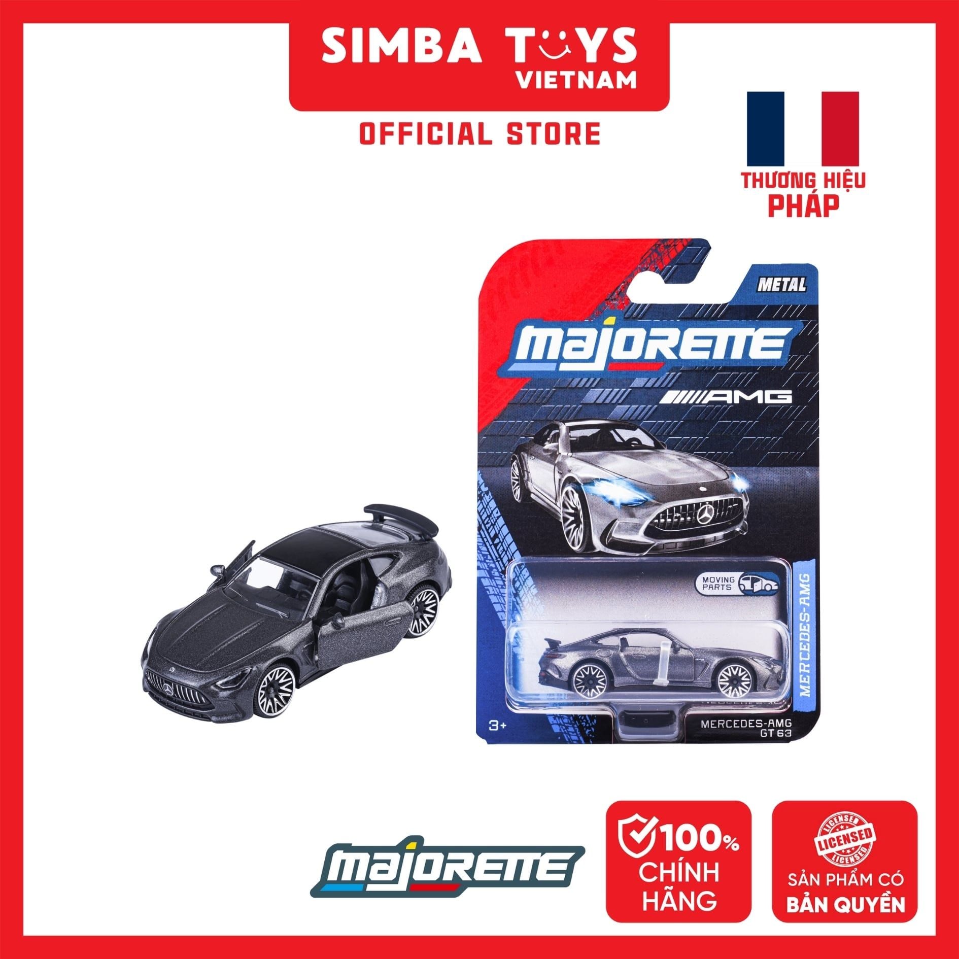  Đồ Chơi Xe Mô Hình MAJORETTE Showroom Premium Mercedes-AMG GT63 8502100001MUE - Simba Toys Vietnam 