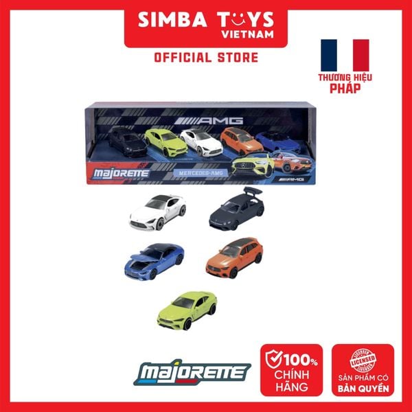  Bộ 5 Đồ Chơi Xe Mô Hình MAJORETTE Mercedes-AMG 5 Pieces Giftpack 8502105000 - Simba Toys Vietnam 