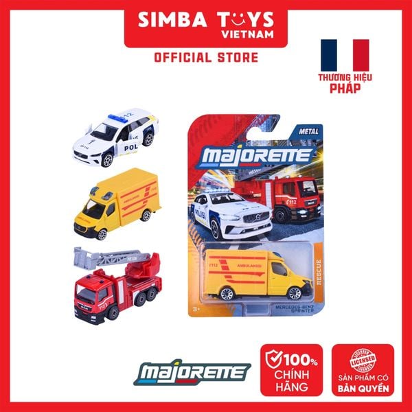  Đồ Chơi Xe Mô Hình MAJORETTE Finnish S.O.S. Cars 8503000003019 - Simba Toys Vietnam 