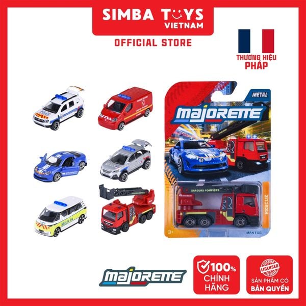  Đồ Chơi Xe Mô Hình MAJORETTE French S.O.S. Cars 8503000003SMO - Simba Toys Vietnam 