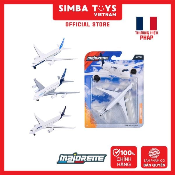  Đồ Chơi Máy Bay Mô Hình MAJORETTE Airport Vehicles 8503001000 Diecast Model - Simba Toys Vietnam 