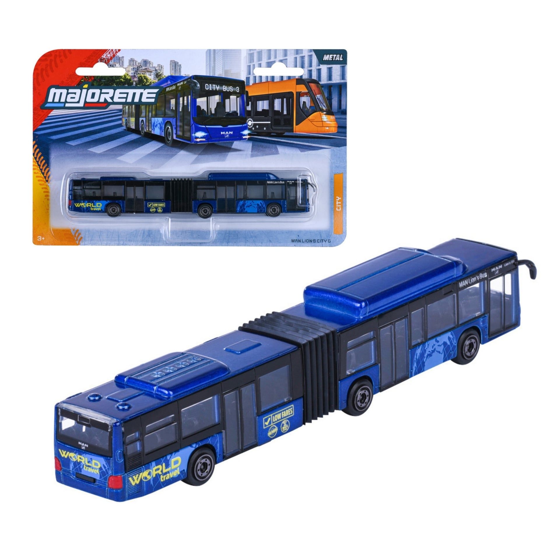  Đồ Chơi Xe Mô Hình MAJORETTE City Bus MAN + Avenio Tram 8503003001 - Simba Toys Vietnam 